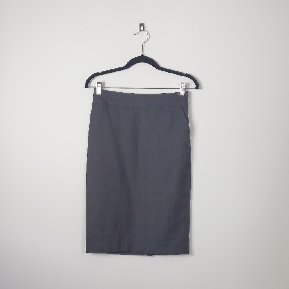 Old Navy Checkered Print Pencil Skirt